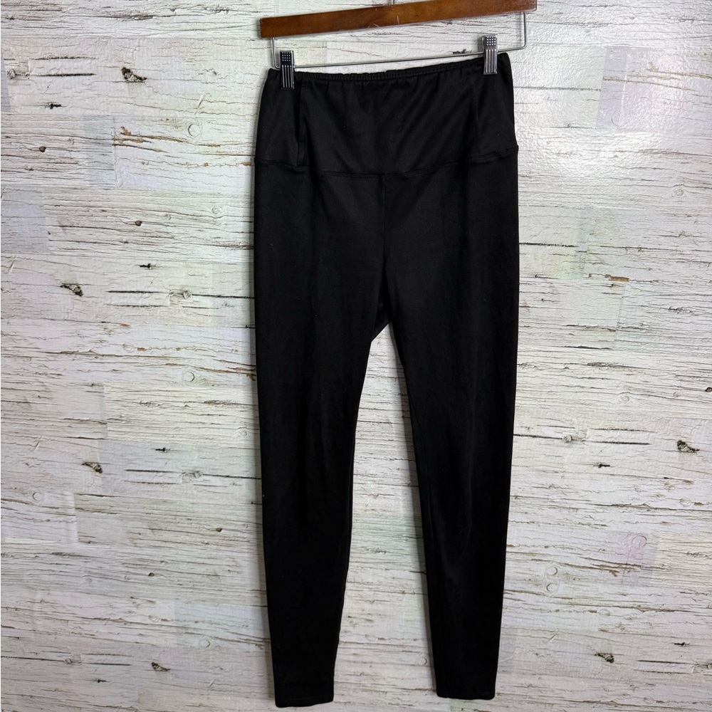 Aritzia Wilfred Free Daria Vegan Suede Black Leggings Women’s medium